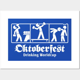 Oktoberfest - Drinking Worldcup 2 (white) Posters and Art